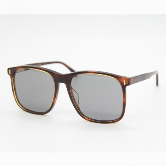 NEW GUCCI UNISEX SUNGLASSES GUCCI GG1041S 002 HAVANA GREY GUCCI EYEWEAR - Picture 4 of 14